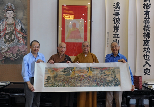 美国万佛圣城恒全法师一行参访广东韶关南华禅寺