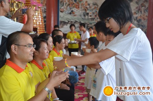 广东燕岩六祖古寺夏令营 顺利闭幕
