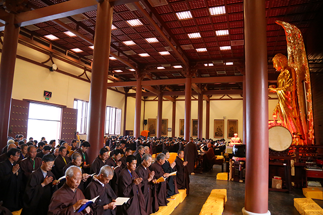「东林寺」江西东林寺净土苑2015年五一佛七隆重起七