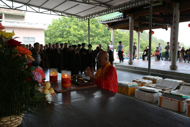 「佛教」广东尼众佛学院2015年度春季佛七法会圆满解七