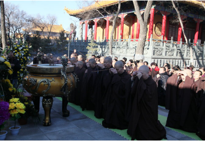 「佛教」黑龙江大庆果成寺清明节果成老法师圆寂七七之日