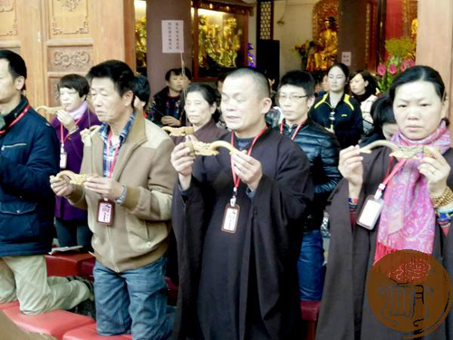 「佛教」福建厦门进明寺举行观音菩萨圣诞祈福法会