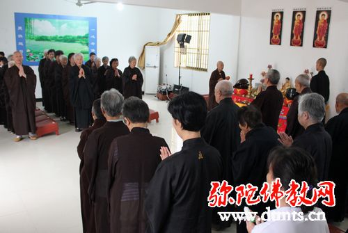 「佛教」江苏东台弥陀寺五月精进佛七起七