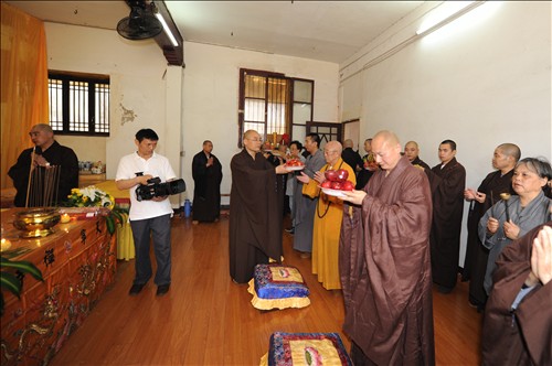 「佛教」从山长老圆寂传供法会在江苏常州天宁禅寺举行