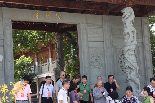 「佛教」思明区政协台港澳侨联络委组织委员视察区重点寺院进明寺 「佛教」思明区政协台港澳侨联络委组织委员视察区重点寺院进明寺