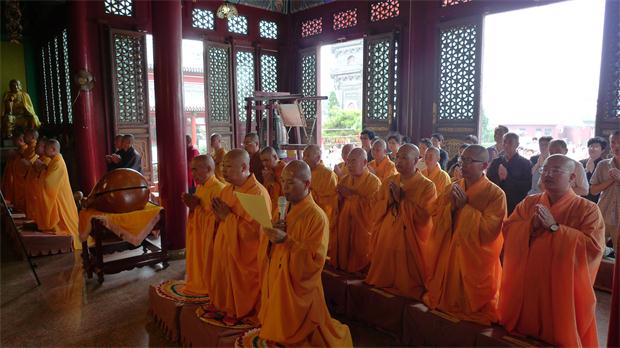 「佛教」明空长老圆寂二十周年纪念追思法会在河北保定观音寺举行