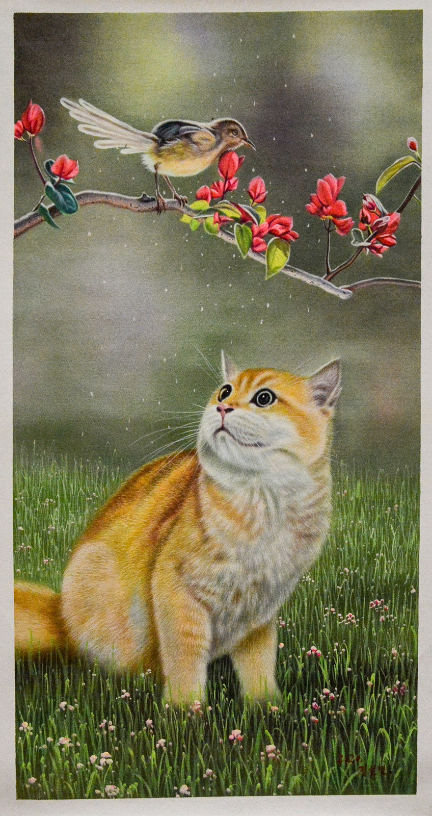 「佛教」峨眉山佛教协会迎新春书画艺术展之朝鲜油画展
