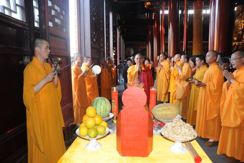 「佛教」上海曹王禅寺举行地藏大法会