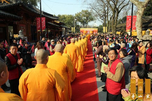 「寒山寺」江苏苏州寒山寺隆重举行丙申年和合梦放生法会