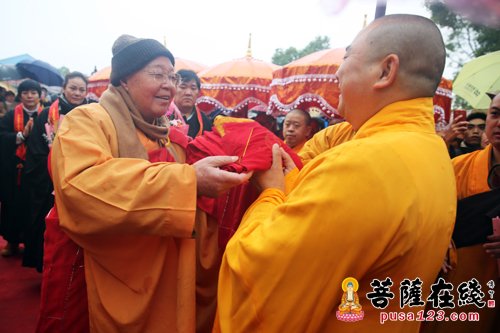 「佛教」上海南山古寺举行全堂佛像开光暨灵宏法师晋院升座庆典