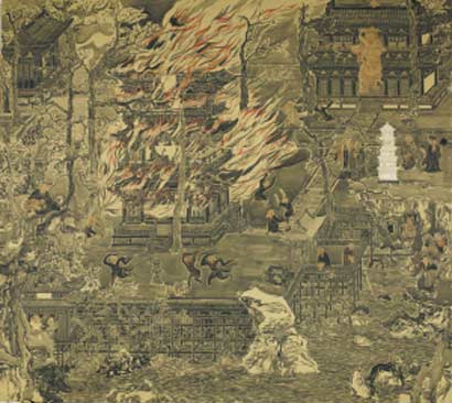 「济公」杭州灵隐寺十八幅新壁画展示济公传奇一生