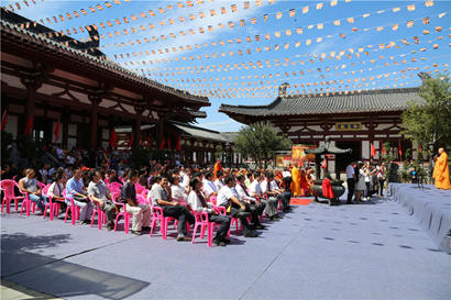 「大慈恩寺」湖北随州大慈恩寺举行纪念本焕长老诞辰110周年禅修中心奠基仪式