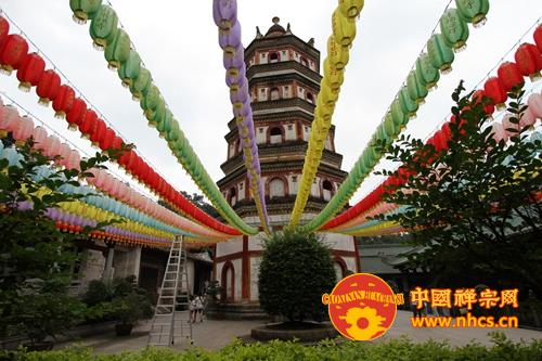 「佛教」广东韶关南华禅寺举行“六祖诞”吉祥祈福法会