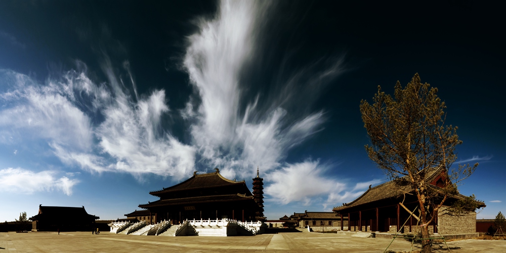「佛像开光」内蒙古海拉尔万佛寺举行怀善大和尚升座庆典法会暨寺院落成佛像开光大典