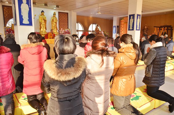 「新年」三学净苑农历年末最后一次佛七圆满,开应法师为大众做新年开示 「新年」三学净苑农历年末最后一次佛七圆满,开应法师为大众做新年开示