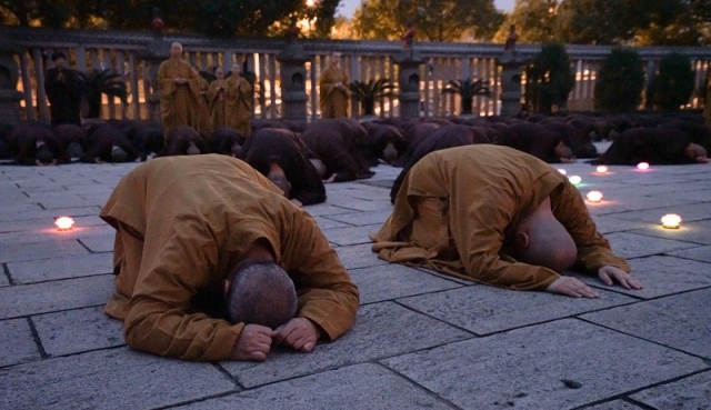 「佛教」浙江温州太平寺举行第九届短期出家活动