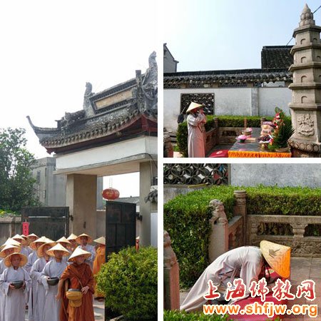 「佛教」上海西林禅寺举行百僧托钵乞化、上堂大斋活动