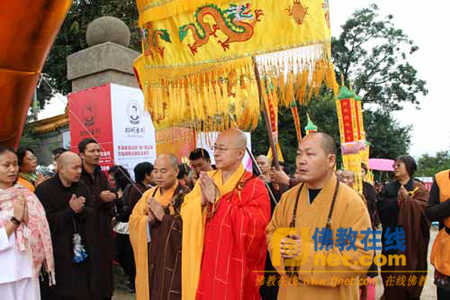 「佛教」海涛法师到福建省福鼎市昭明寺弘法利生