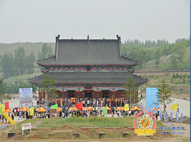 「佛教」内蒙古托克托县广宁寺隆重举行佛像开光大典