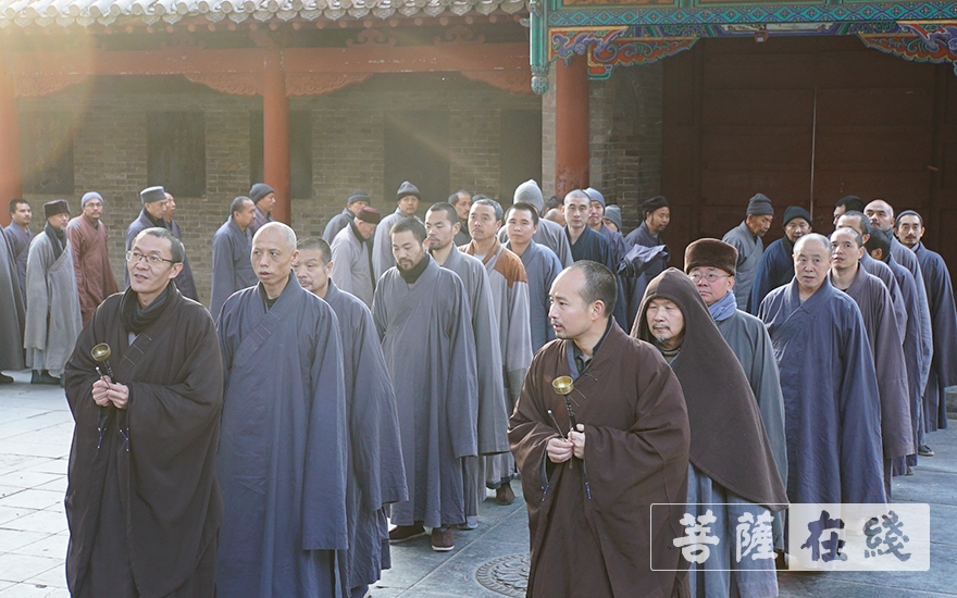 「佛教」嵩山少林寺精进禅七法会圆满解七