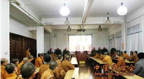 「佛教」北京龙泉寺僧团集体观看了2012年福建莆田广化寺传授三坛大戒法会
