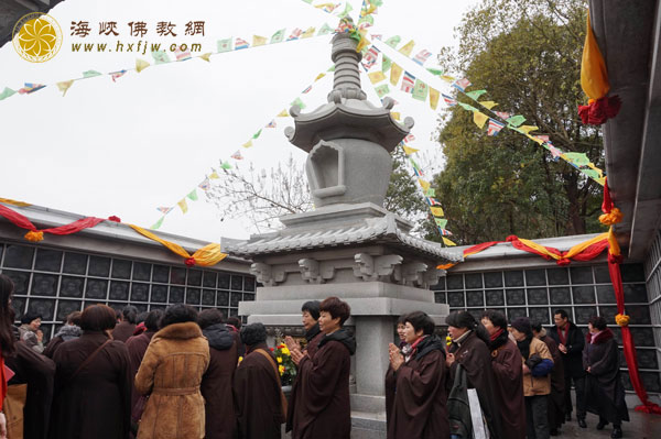 「佛教」达明法师舍利奉安仪式在福建资国寺举行