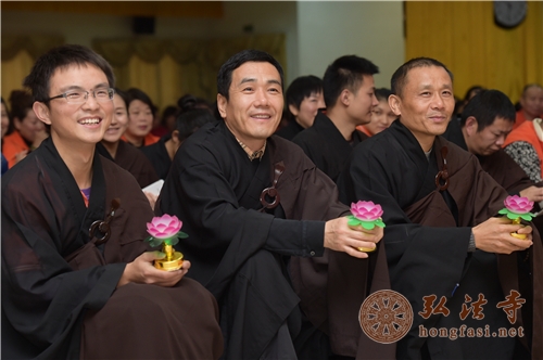 「弘法寺」广东深圳弘法寺2014年祈福大典义工结行大会