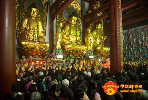 「佛教」广东韶关南华禅寺举行“六祖诞”吉祥祈福法会