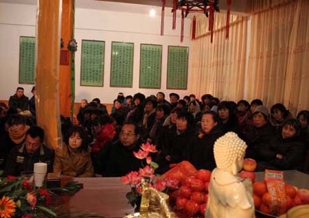 「佛教」陕西岐山慧觉寺祈福法会圆满，贤空法师作开示