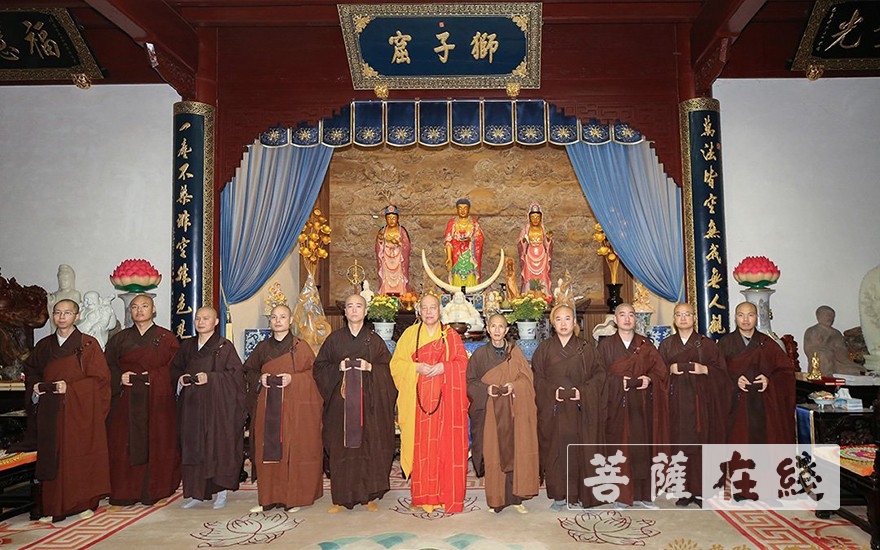 「普陀山」普陀山悦岭净院等寺院结夏安居,礼请道慈大和尚为依止律师 「普陀山」普陀山悦岭净院等寺院结夏安居,礼请道慈大和尚为依止律师