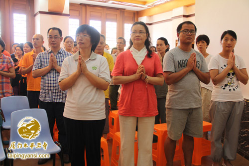 「佛教」福建厦门太平岩寺举行青年佛学班开学典礼