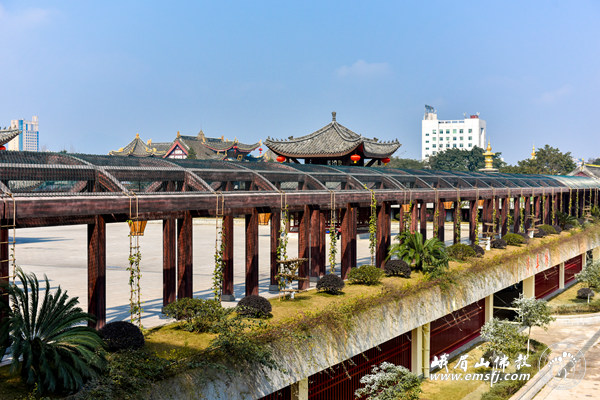 「大佛禅院」四川峨眉山大佛禅院菩提大道、行愿广场落成