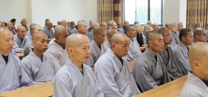 「佛教」陕西法门寺佛学院举行2015年度秋季开学典礼 「佛教」陕西法门寺佛学院举行2015年度秋季开学典礼