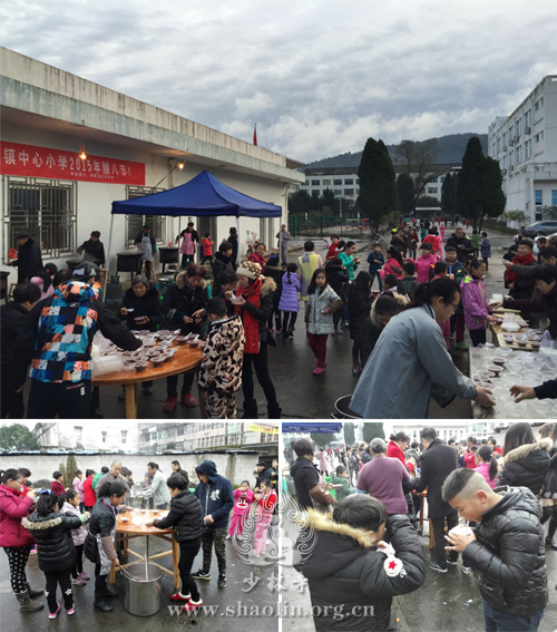 「少林寺」佛祖成道日河南嵩山少林寺普施佛粥 传递佛陀慈悲