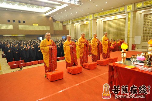「文殊菩萨」上海玉佛禅寺隆重举行文殊菩萨圣诞点灯祈慧法会