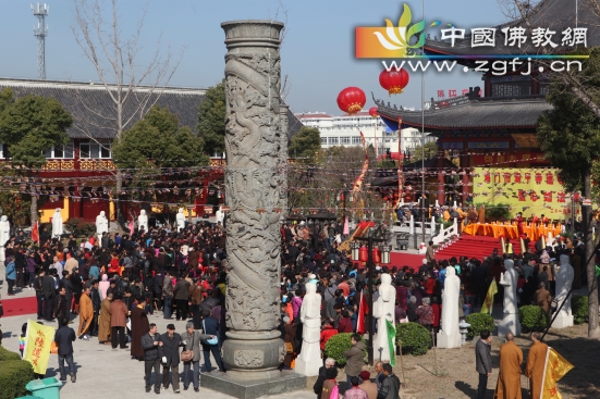「佛教」江苏海门海宁寺圆满举行建寺十周年佛像开光暨心如法师升座庆典活动