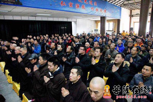 「佛教」学诚大和尚主法 千余人在法门寺皈依三宝受持五戒