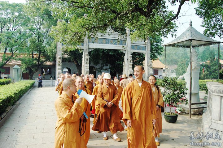 「佛教」峨眉山佛协参访团再访东林祖庭 「佛教」峨眉山佛协参访团再访东林祖庭