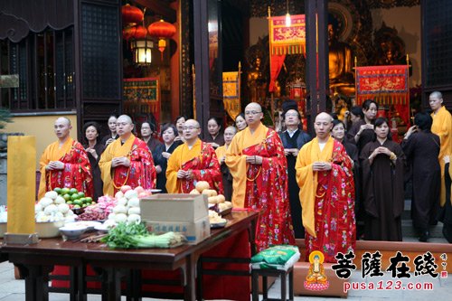 「佛教」上海沉香阁举行应慈长老圆寂五十周年祭传供法会