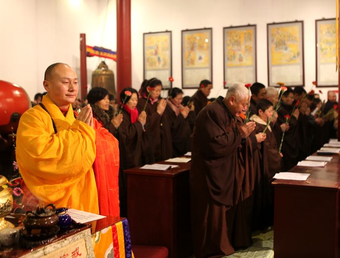 2013年2月14日慧日禅寺供佛斋天吉祥法会