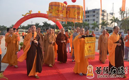 「华严寺」净良长老一行莅临广州华严寺指导“首届华严论坛”筹备工作
