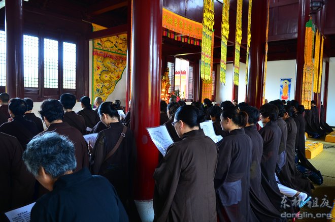 「佛教」江西东林祖庭2013年9月上旬10日闭关圆满出关