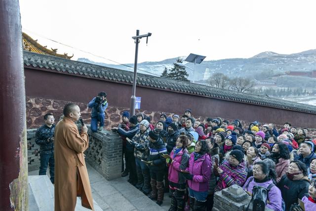 「佛教」山西五台山文殊洞新年祈福 朝礼五方文殊
