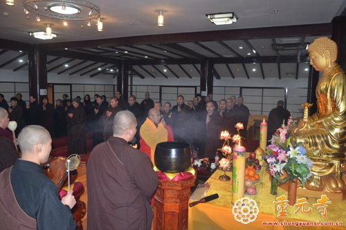 「重元寺」江苏苏州重元寺冬季念佛七法会正式起七