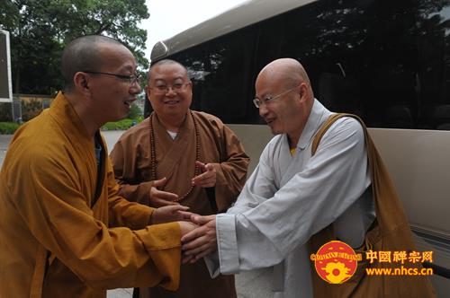 「佛教」湖北黄梅佛教参访团到广东南华禅寺朝圣