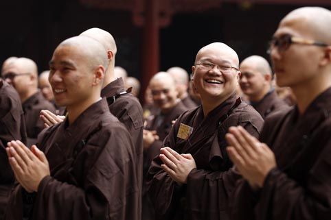 「菩萨戒」浙江绍兴炉峰禅寺传戒法会：教三坛请戒、三坛正授
