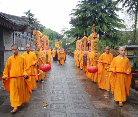 「法门寺」陕西法门寺隆重举行浴佛法会暨传授三皈、五戒大法会 「法门寺」陕西法门寺隆重举行浴佛法会暨传授三皈、五戒大法会