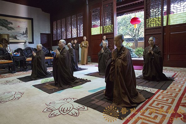 「佛教」普济禅寺道慈大和尚为香林净院等寺院安居僧结夏圆满作教诫