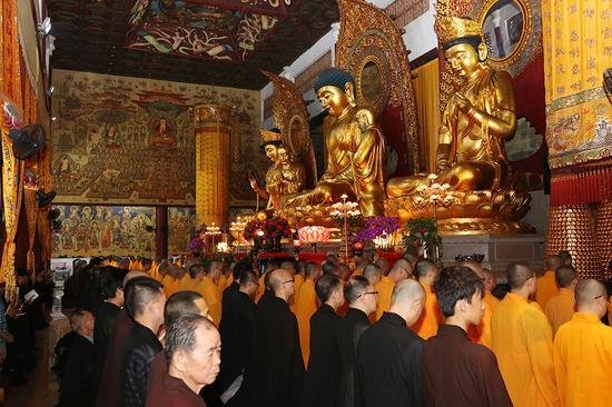「弘法寺」广东弘法寺举行“七一”消灾祈福法会祈求国泰民安