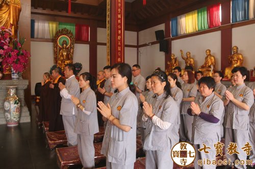 「佛教」上海七宝教寺“景泰春和·参禅问道”共修活动圆满